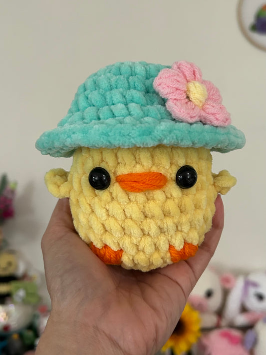 Crochet Chick with Hat